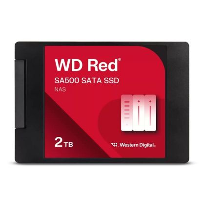 SSD 2TB WD Red SA500 NAS (WDS200T2R0A-68CKB0), 2.5", SATA III 6 Gb/s, 3D NAND