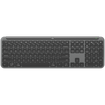 Безжична клавиатура LOGITECH Signature Slim K950 (920-012465), Bluetooth/Wireless, USB, US, Graphite