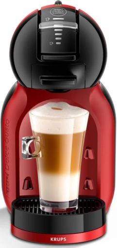 Кафемашина KRUPS KP123H10 Mini Me NESCAFÉ Dolce Gusto, 1500W, Capsules, Cherry red/Black