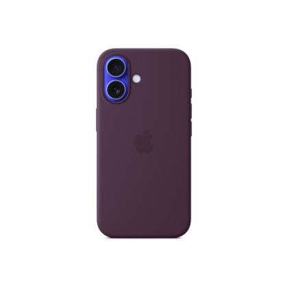 Гръб за APPLE iPhone 16 Silicone Case with MagSafe - Plum