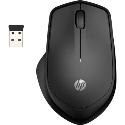 Безжична мишка HP 285 (6G4E6AA), Silent Wireless, 1200DPI, USB, Black