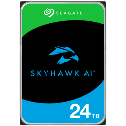 HDD 24TB SEAGATE SkyHawk AI Surveillance (ST24000VE002), 3.5", SATA 6Gb/s, 7200 rpm, 512MB cache, for NVR