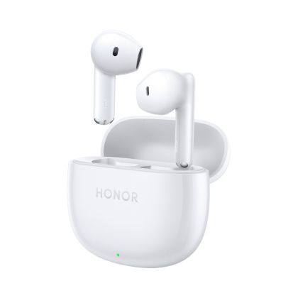 Безжични слушалки HONOR Earbuds X6, Bluetooth 5.3, White