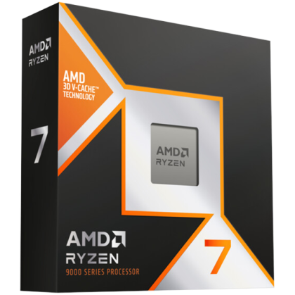 Процесор AMD Ryzen 7 9800X3D (4.7 GHz up to 5.2 GHz, 8 ядра, AM5) box, with Radeon Graphics
