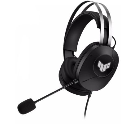 Геймърски слушалки ASUS TUF Gaming H1 Gen II  (90YH044B-BHUA00), Wired, Virtual 7.1 Surround Sound, 40mm, USB, Black