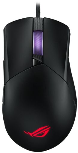 Геймърска мишка ASUS ROG Gladius III (90MP0270-BMUA00), Wired, 19000 DPI, RGB Lighting, ROG Switch Socket Design, USB, Black