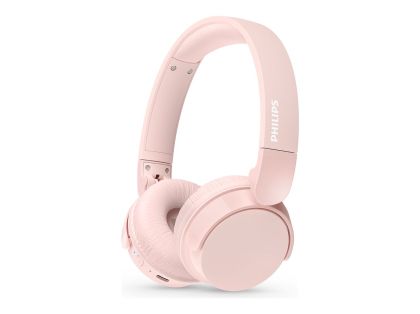 Безжични слушалки PHILIPS TAH4209PK/00 4000 series, Bluetooth, 32мм, USB-C, Pink