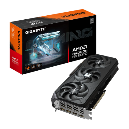 Видео карта GIGABYTE Radeon RX 9070 GAMING OC 16G, 16GB GDDR6, 256 bit, 2xHDMI, 2xDP