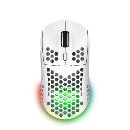 Безжична геймърска мишка TRUST GXT929 Helox, Ultra- Lightweight Wireless, 4800DPI, USB, White