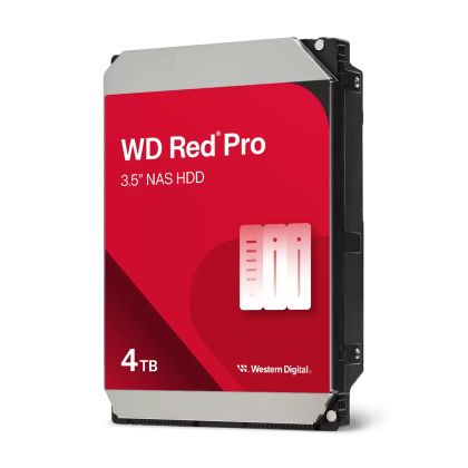 HDD 4TB WD Red PRO (WD4005FFBX), 3.5", SATAIII, 7200 rpm, 256MB, for NAS