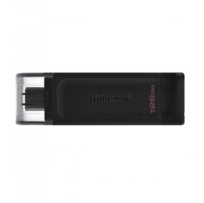 USB памет 128GB KINGSTON DataTraveler 70, USB-C 3.2 Gen 1, Black - DT70/128GB