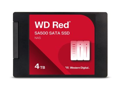 SSD 4TB WD Red SA500 NAS (WDS400T2R0A-68CKB0), 2.5", SATA III 6 Gb/s, 3D NAND