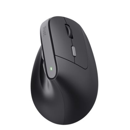 Безжична мишка TRUST Bayo II Ergo Wireless Mouse, 2400DPI, USB-C, Black