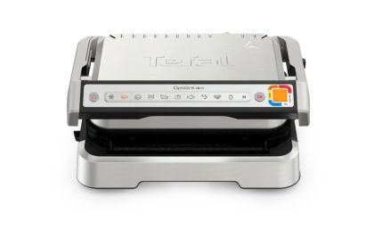 Барбекю Tefal GC774D30 Optigrill 4In1 Inox, (Grill, Bbq, Oven, Complete Meal), 600Cm2 Cooking Surface, Automatic Cooking Sensor, 9 Automatic Programs, 3 Adjustable Temp., Cooking Level Indicator, Non-Stick Die-Cast Alum. Plates