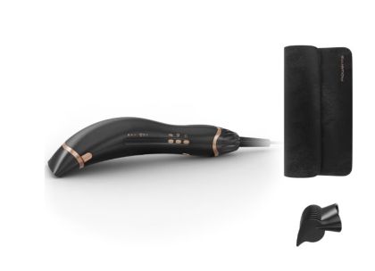 Сешоар ROWENTA CF8C20E0 Ultimate Experience Air Motion, 1300W, 3 температурни настройки, 3 скорости, Йонизация, Black