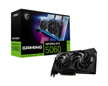 Видео карта MSI GeForce RTX 5060 8G GAMING OC, 8GB GDDR7, 128-bit, HDMI, 3xDP - 912-V537-005