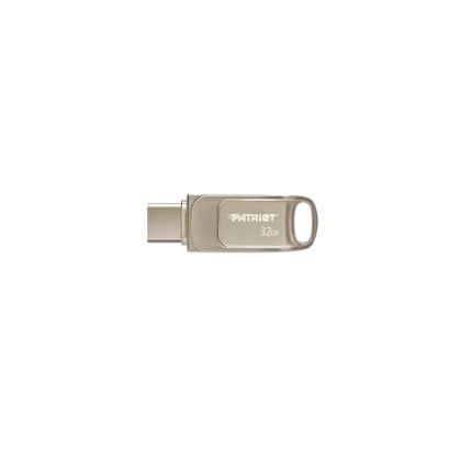 USB памет 32GB PATRIOT TAB T560, Dual USB/USB Type-C 3.2 Gen 1, up to 120MB/s, Gold