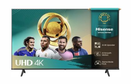 Телевизор 55" HISENSE 55A6Q, 4K Ultra HD DLED, Smart TV, VIDAA Smart OS, 60Hz, WiFi, Black