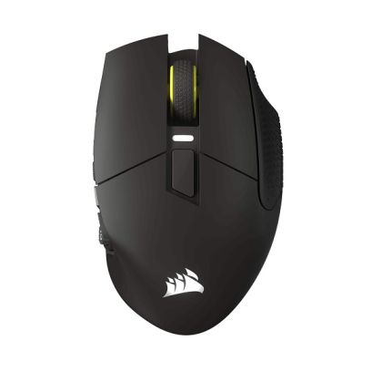 Безжична геймърска мишка CORSAIR SCIMITAR ELITE WIRELESS SE MMO (CH-9314014-WW), Bluetooth/Wireless, 33000 DPI, Black
