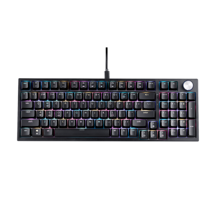Геймърска клавиатура ADATA XPG SORCERER, XPG Red Mechanical Switch, RGB, USB Type-C, Black