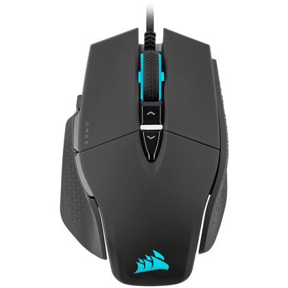 Геймърска мишка CORSAIR M65 RGB ULTRA (CH-9309411-EU2), Wired, Optical, 26000DPI, Backlit RGB LED, USB, Black