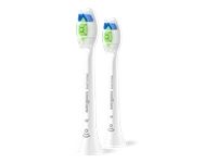 Комплект от 2 глави за четка PHILIPS HX6062/87 Sonicare Optimal White, 2pcs toothbrush head Sonicare Optimal White white