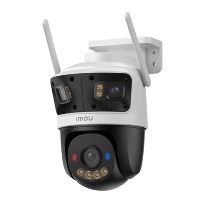 Охранителна камера Imou Cruiser triple, full color night vision Wi-Fi IP camera, 2x fixed lenses: 1/2.8''3MP CMOS, 3.6mm fixed lens, Pan&Tilt lens: 1/3.06''5MP CMOS, Night Vision 30m, 6mm fixed lens,355Pan & 90Tilt, 2 Red-Blue Warning Lights, 8x Digital Z