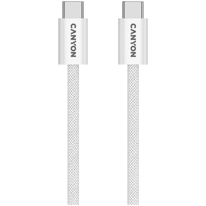 CANYON cable OnWire 60MG C-C 60W Magnet Braided 1m White