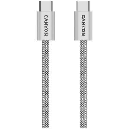 CANYON cable OnWire 60MG C-C 60W Magnet Braided 1m Light Grey