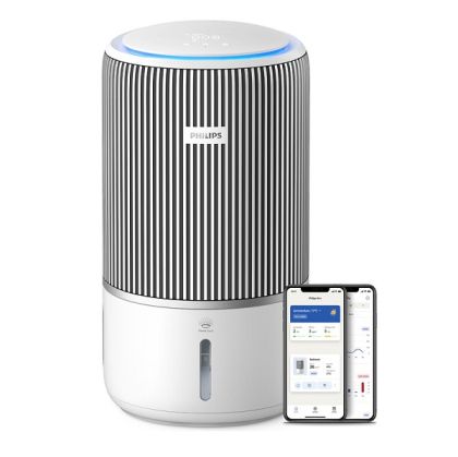 Пречиствател и овлажнител за въздух PHILIPS AC3420/10 3400 Series, 2 в 1, за стаи с размер до 78 m2 HEPA филтър и филтър с активен въглен