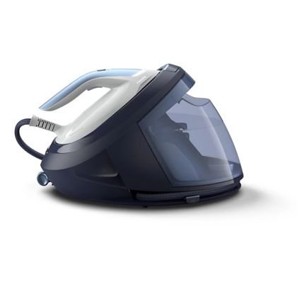Парогенератор PHILIPS PSG8030/20 PerfectCare 8000 series, 2700W, Парен удар 600g, Непрекъсната пара 170g/min, 8 bar, OptimalTemp SteamGlide Elite, Blue/White