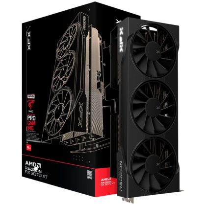 Видео карта XFX Swift AMD Radeon RX 9070 XT Triple Fan Gaming Edition, 16GB GDDR6, 256-bit, HDMI, 3xDP