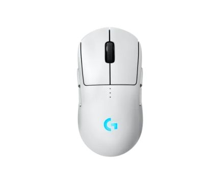 Безжична геймърска мишка LOGITECH PRO 2 LIGHTSPEED (910-007302), Wireless, 44 000 DPI, White