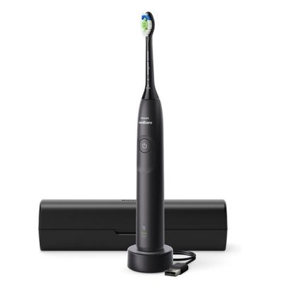 Ел. четки за зъби PHILIPS HX7101/02 Sonicare Series 5300, 1 режим на четкане, 2 степени на интензивност, Сензор за натиск, Калъф за пътуване, Черен
