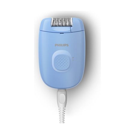 Епилатор PHILIPS BRE228/00 Series 2000, За крака, 1 настройка на скоростта, Четка за почистване, Син