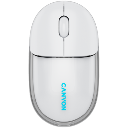 CANYON mouse OnClick 24 BT/ Wireless Transparent/White