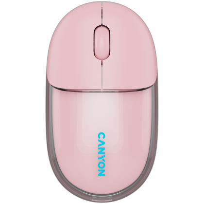 CANYON mouse OnClick 24 BT/ Wireless Transparent/Pink