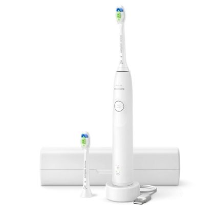 Ел. четка за зъби PHILIPS HX7108/03 Sonicare, 1 режим на четкане, 2 степени на интензивност, Сензор за натиск, Калъф, White