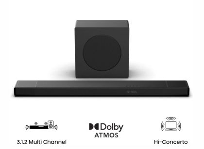 Саундбар HISENSE AX3120Q ,3.1.2 Ch., 440W, BT, Dolby Atmos, Black