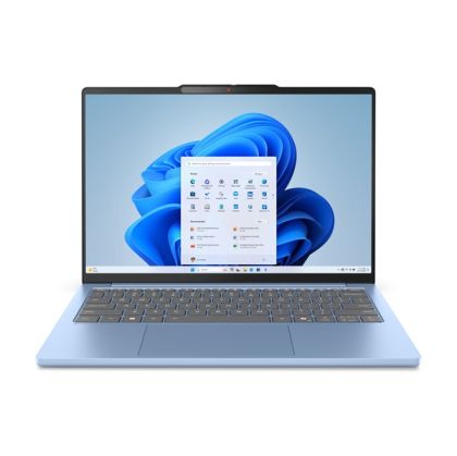 Лаптоп LENOVO IdeaPad Slim 5 13ARP10 (83J20013BM), 13.3" WUXGA (1920x1200) IPS, AMD Ryzen™ 5 7535HS (3.3GHz up to 4.55GHz, 6 ядра), 16GB LPDDR5x, 1TB SSD M.2, noOS, Polar Blue