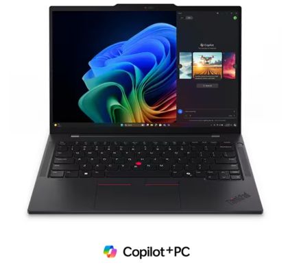 Лаптоп Lenovo ThinkPad T14s G6 Snapdragon X Elite X1E-78-100 (up to 3.4GHz, 42MB), Qualcomm Hexagon NPU, 32GB LPDDR5x-8448, 1TB SSD, 14" WUXGA (1920x1200) IPS AG, Touch, Qualcomm Adreno, FHD&IR Cam, Backlit KB, WLAN, BT, 3 cell, FPR, Win11Pro, 3Y Premier