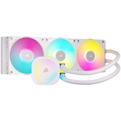 CORSAIR iCUE LINK TITAN 360 RX RGB White AIO, 360mm, Liquid CPU Cooler
