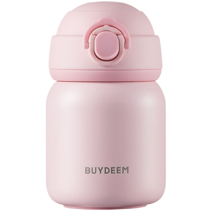 BUYDEEM Stainless Steel Thermos Bottle 200 ml, model TAN200, color Pale Dogwood