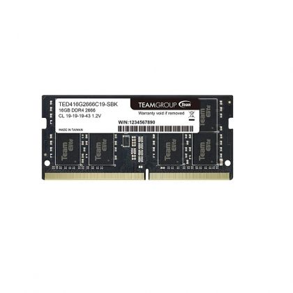Памет TEAM ELITE 8GB DDR4 2400MHz  SO-DIMM - TED48G2400C16-S01