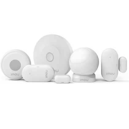 Алармена с-ма IMOU Smart Alarm Kit, ZG2 gateway, ZE1 emergency alarm button, ZD1 door and window sensor, ZP1 motion sensor