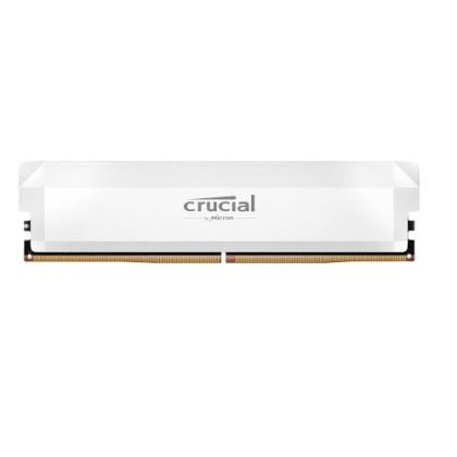 Памет CRUCIAL Pro Overclocking, 16GB DDR5 6400MHz UDIMM White