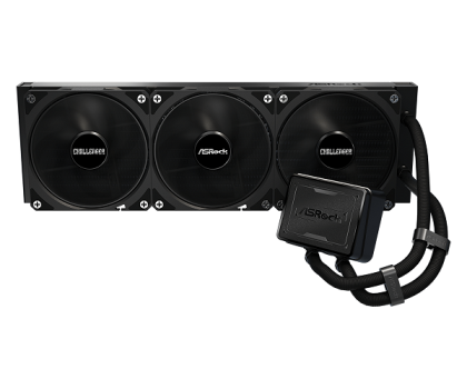 Охладител за процесор ASROCK Challenger Pure 360, AiO liquid cooler, 360 mm radiator, AM5, AM4, LGA1851, LGA1700, 90-ACLA36-BDKGA6, 6Y