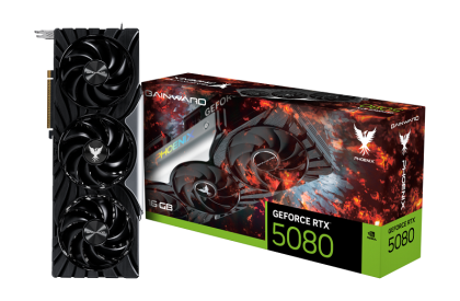 Видео карта GAINWARD GeForce RTX 5080 Phoenix, 16GB GDDR7, 256 bit, HDMI, 3xDP