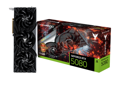Видео карта GAINWARD GeForce RTX 5080 Phoenix GS, 16GB GDDR7, 256 bit, HDMI, 3xDP