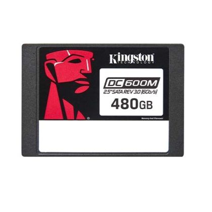 SSD 480GB KINGSTON DC600M Series (SEDC600M/480G), 2.5'', SATA Rev. 3.0 (6Gb/s), 3D TLC NAND